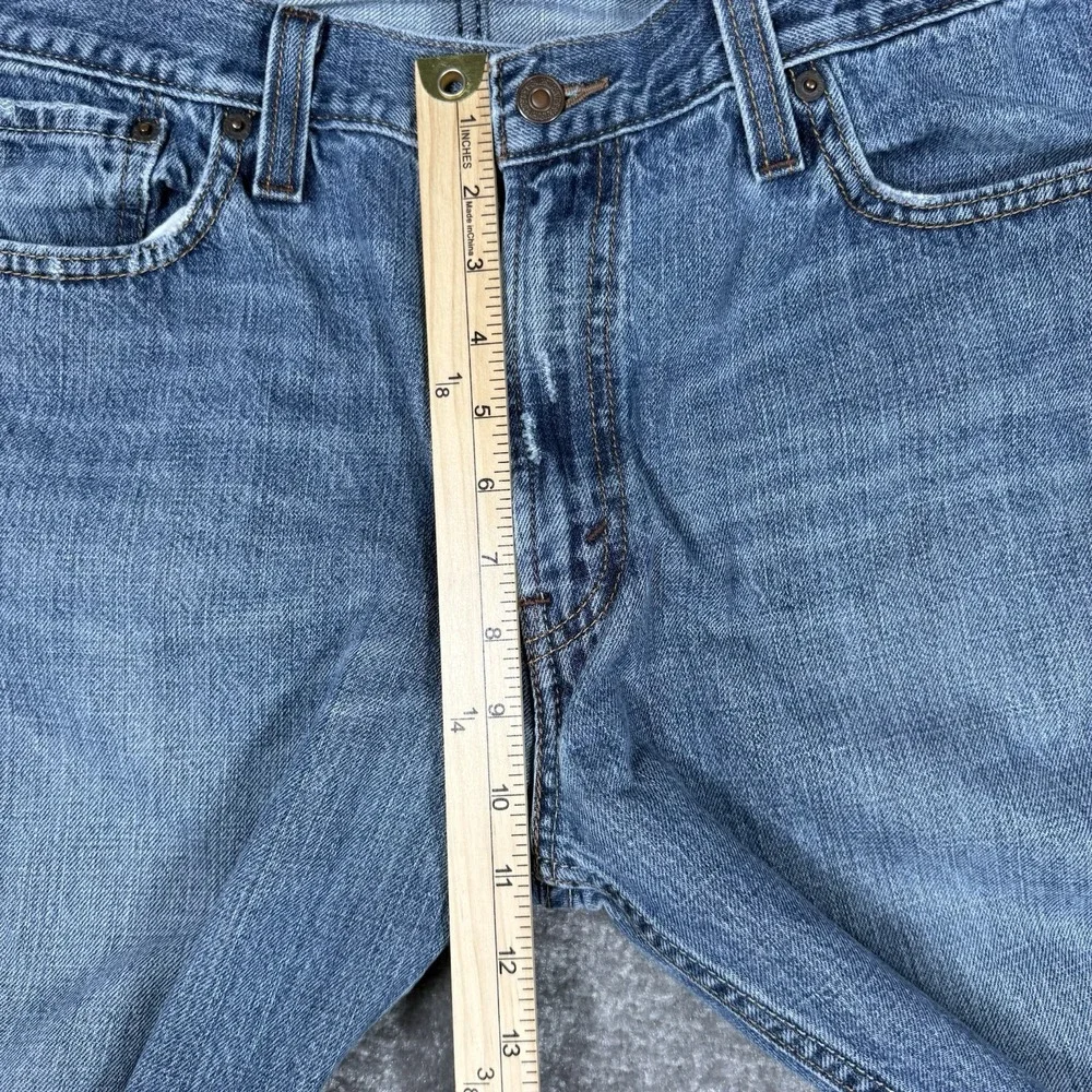 Levi's 527 Men's 36x32 (Fits 35x33) Blue Denim Low Boot Cut Distressed Y2K‎